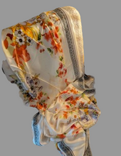 Charger l'image dans la galerie, Etole soie mélangée - COLLECTION FLOWER - ACCESSORI