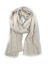 Load image into Gallery viewer, Foulard en gaze de coton uni