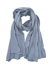 Load image into Gallery viewer, Foulard en gaze de coton uni