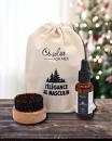 Load image into Gallery viewer, Coffret barbe : pochon en coton bio + brosse + huile de barbe - 30ml - FOR MEN BY OXALIA