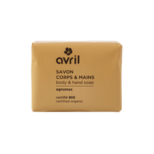 Load image into Gallery viewer, Savon bio corps & mains - 100g - AVRIL