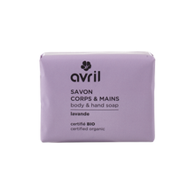 Load image into Gallery viewer, Savon bio corps & mains - 100g - AVRIL
