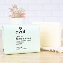Load image into Gallery viewer, Savon bio corps & mains - 100g - AVRIL