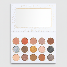 Load image into Gallery viewer, Palette 15 Fards à Paupières SNOW QUEEN – Teintes Hivernales Mattes, Métalliques & Pailletées – JOZZ BEAUTY