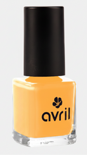 Load image into Gallery viewer, Vernis à ongles Mangue jaune-orangé végan 7 ml | Avril