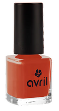Charger l'image dans la galerie, Vernis à ongles Rouge Brique végan 7 ml | Avril
