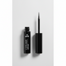 Load image into Gallery viewer, Eyeliner Liquide Noir Certifié Bio AVRIL – Cosmos Organic, Embout Pinceau & Effet Mat – 5ml