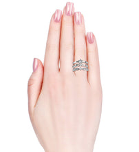 Charger l'image dans la galerie, Bague SOLAR - Argent &amp; Cristal
