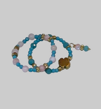 Charger l&#39;image dans la galerie, Ecrin Bagues en perles de verre et en acier chirurgical - ACCESSORI
