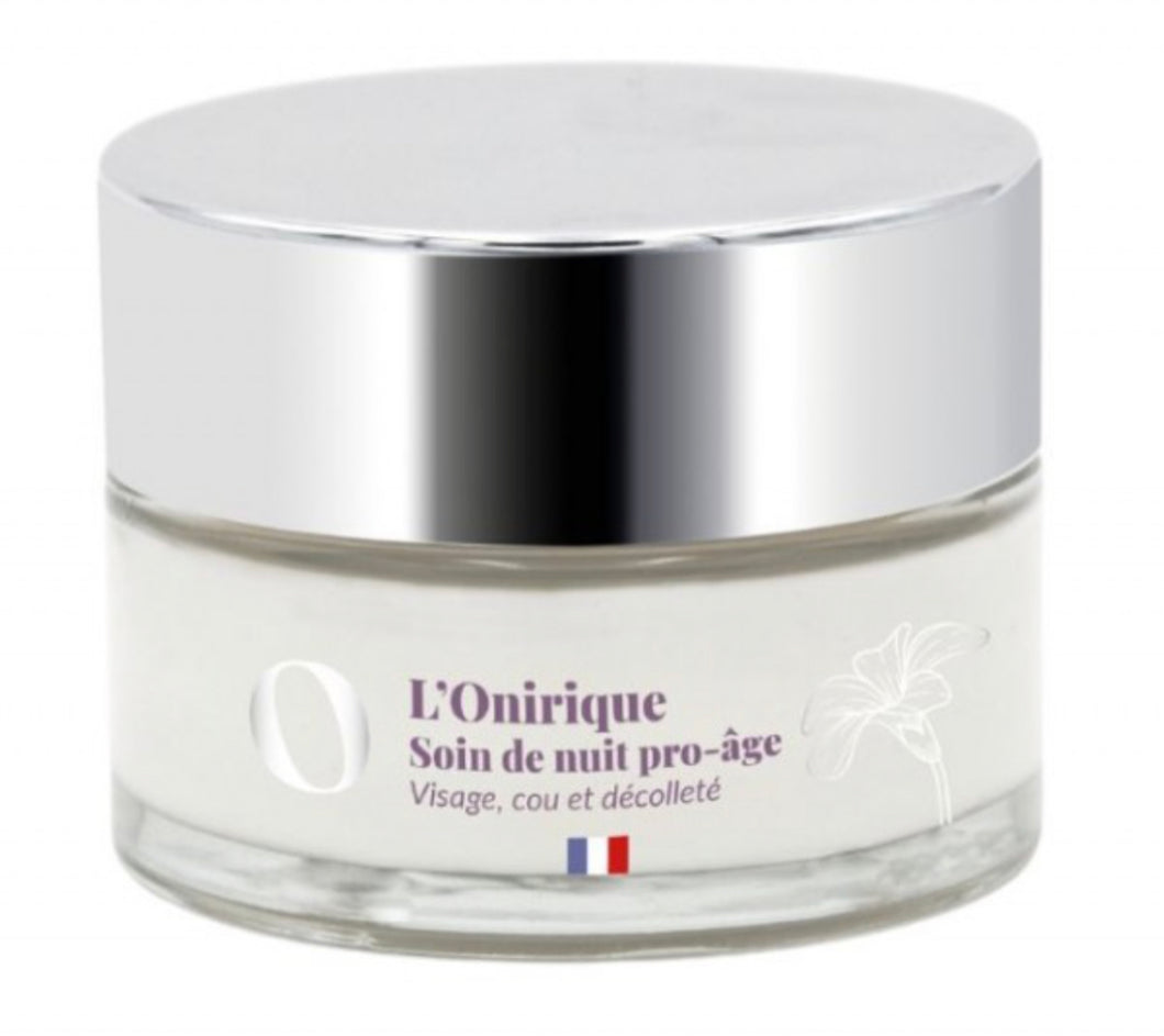Crème de nuit au retinol, au Collagène, au peptides  Régénérante, redensifiante, liftante Expert pro-âge L'ONIRIQUE - 50ml - OXALIA