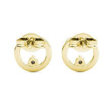 Load image into Gallery viewer, Boucles d'oreilles CLARINE - Or &amp; cristal
