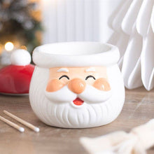 Load image into Gallery viewer, Brûle-parfum et chauffe-cire Père Noël joyeux
