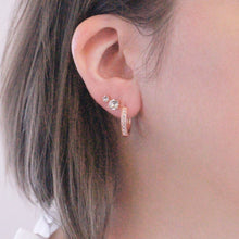 Lade das Bild in den Galerie-Viewer, ECLAT Ohrringe – Roségold und Kristall – MYC PARIS
