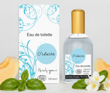 Load image into Gallery viewer, Eau de Toilette O'CÉLESTE – Basilic, Ylang-Ylang &amp; Santal – 100% Naturelle – Certifiée ECOCERT – 110ml – BIO4YOU
