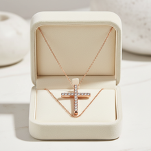 Charger l'image dans la galerie, Collier TRAVERSE – Or Rose 18k &amp; Cristal Autrichien | MYC Paris
