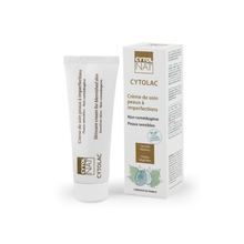Lade das Bild in den Galerie-Viewer, Cytolac Gesichtscreme - Hautpflegecreme - Zu Unreinheiten neigende Haut - 50 ml - CYTOLNAT
