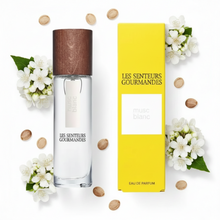 Charger l'image dans la galerie, Eau de Parfum MUSC BLANC – Rose Muguetée &amp; Ambrette – 87% Naturel – Doux &amp; Enveloppant – 15ml – LES SENTEURS GOURMANDES
