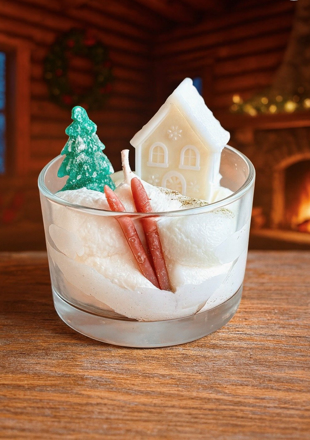 Bougie verrine WEEK-END À COURCHEVEL - 1600g - SAVONNERIE DE BORMES