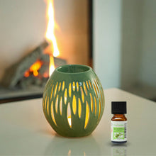 Lade das Bild in den Galerie-Viewer, Chauffe cire parfumée &amp; fondants OVALI en céramique - Zen'Arôme
