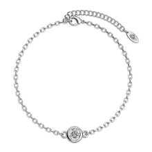 Charger l&#39;image dans la galerie, Bracelet BIRTH STONE - Argenté &amp; Cristal - MYC Paris
