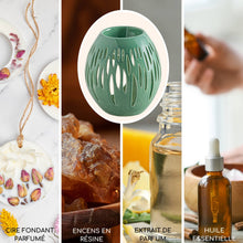 Lade das Bild in den Galerie-Viewer, Chauffe cire parfumée &amp; fondants OVALI en céramique - Zen'Arôme
