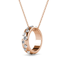 Load image into Gallery viewer, Collier JOY – Or Rosé &amp; Cristal
