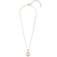 Charger l'image dans la galerie, Collier Pendentif ZODIAQUE – Or Rosé &amp; Cristal – 12 Signes
