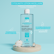 Charger l'image dans la galerie, Lotion Micellaire Nettoyante &amp; Démaquillante – Peaux Sensibles, Enfants &amp; Nourrissons – Sans Parfum – 500ml – CYTOLNAT

