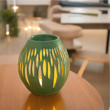 Lade das Bild in den Galerie-Viewer, Chauffe cire parfumée &amp; fondants OVALI en céramique - Zen'Arôme
