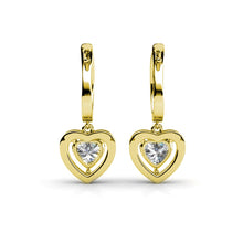Lade das Bild in den Galerie-Viewer, Boucles d'oreilles ONLY LOVE - Or &amp; cristal
