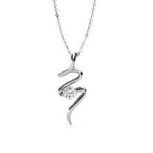 Lade das Bild in den Galerie-Viewer, Collier SPIRAL – Argent &amp; Cristal Autrichien | MYC Paris
