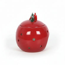 Load image into Gallery viewer, Brûle-parfum Boule de Noël rouge
