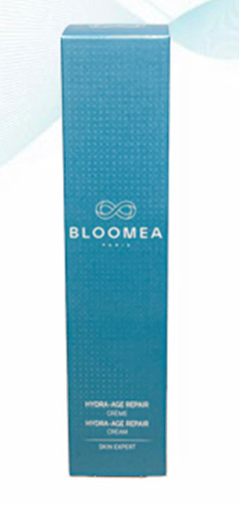 BLOOMEA - Crème visage à l'acide hyaluronique, au collagène HYDRA-AGE - 50ml