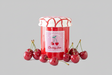 Charger l'image dans la galerie, Brûle-parfum et chauffe-cire Bocal de confiture à la cerise
