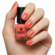 Load image into Gallery viewer, Vernis à Ongles TOMETTE AVRIL – Orangé Doux &amp; Ensoleillé, Végan &amp; Fabriqué en France – 7ml
