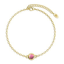 Charger l&#39;image dans la galerie, Bracelet BIRTH STONE  - Doré &amp; Rose - MCY Paris
