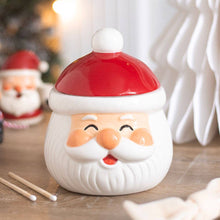 Load image into Gallery viewer, Brûle-parfum et chauffe-cire Père Noël joyeux
