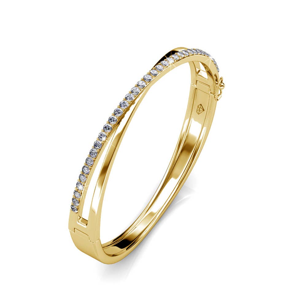 Bracelet CRISS- Doré & Cristal - MCY Paris