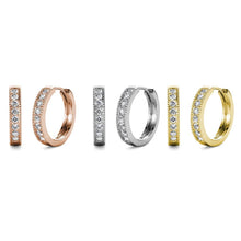 Lade das Bild in den Galerie-Viewer, ECLAT Ohrringe – Roségold und Kristall – MYC PARIS
