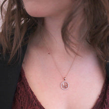 Charger l'image dans la galerie, Collier Pendentif ZODIAQUE – Or Rosé &amp; Cristal – 12 Signes
