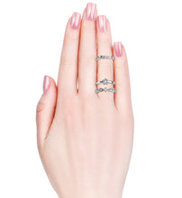 Charger l'image dans la galerie, Bague SOLAR - Argent &amp; Cristal
