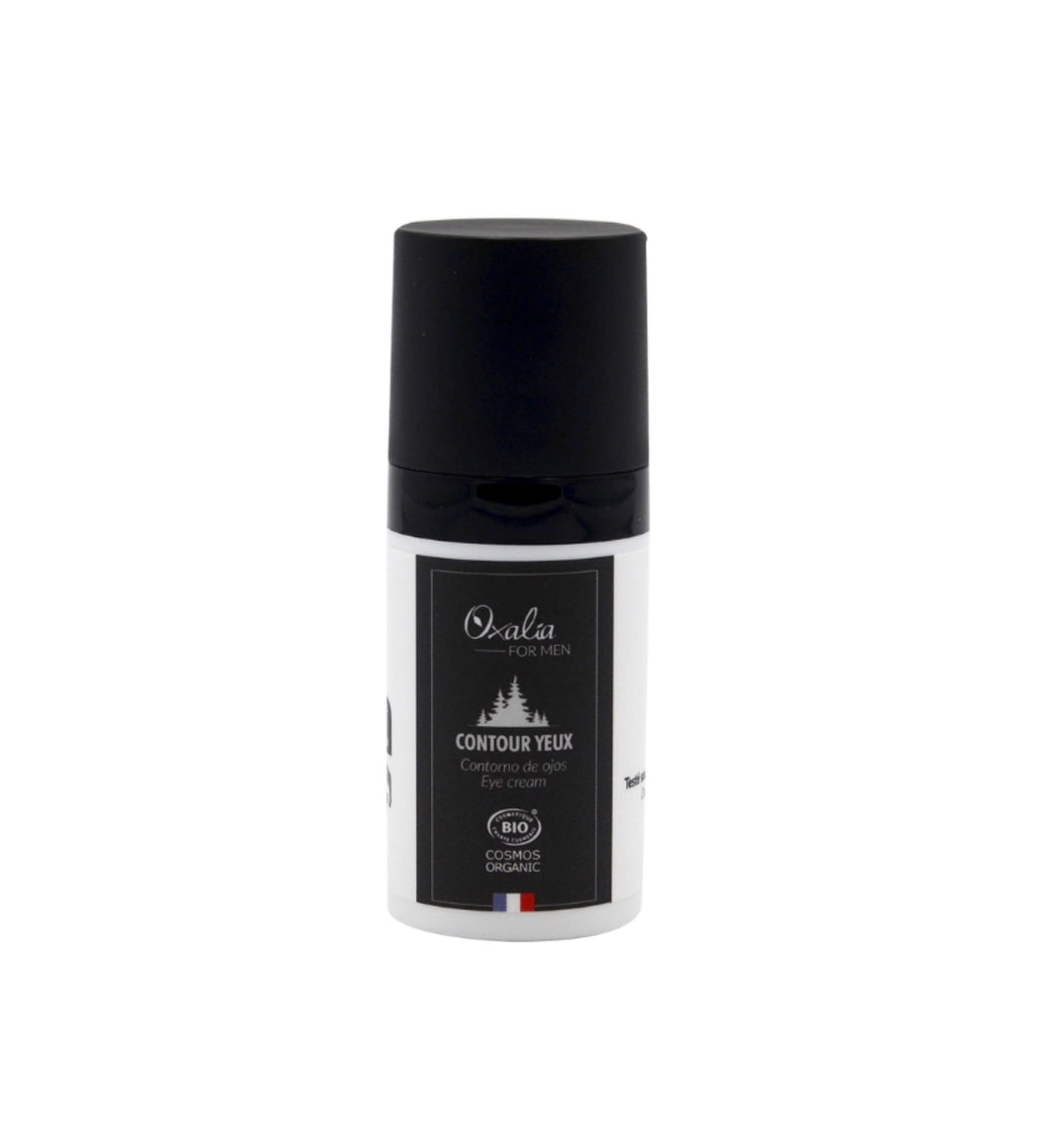 Soin CONTOUR DES YEUX au masculin Anti-cernes, anti-rides, anti-poches - 15ml - FOR  MEN BY OXALIA