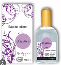 Load image into Gallery viewer, Eau de Toilette O'SUBLIME – Bergamote, Rose &amp; Vanille – 100% Naturelle – Certifiée ECOCERT – 110ml – BIO4YOU
