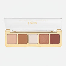 Load image into Gallery viewer, Mini Palette 5 Fards à Paupières SUNRISE – Teintes Terre de Sienne &amp; Mordorées – Mates &amp; Irisées – JOZZ BEAUTY

