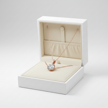 Load image into Gallery viewer, Collier Pendentif LILY – Or Rose &amp; Cristal d'Autriche | MYC Paris
