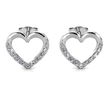 Lade das Bild in den Galerie-Viewer, Boucles d&#39;oreilles LOVETT - argenté &amp; cristal
