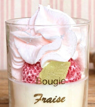 Load image into Gallery viewer, Bougie Tiramisu Fraise 160g – Savonnerie de Bormes | Cire Végétale

