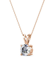 Lade das Bild in den Galerie-Viewer, Collier pendentifs VERNICE STONE - Or Rosé &amp; Cristal
