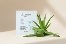 Load image into Gallery viewer, Masque hydratant HYDRA CONFORT bio-cellulosique - pochette individuelle - BLOOMEA
