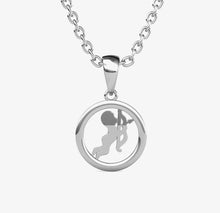 Charger l'image dans la galerie, Collier Pendentif ZODIAQUE – Argenté &amp; Cristal – 12 Signes
